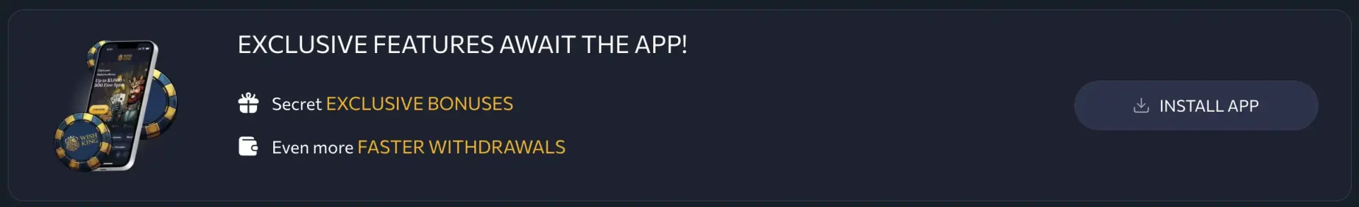 Wishking Casino App